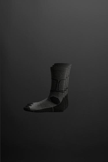 KOMPRESSIONSSOCKEN SKI - Schwarz von Zara