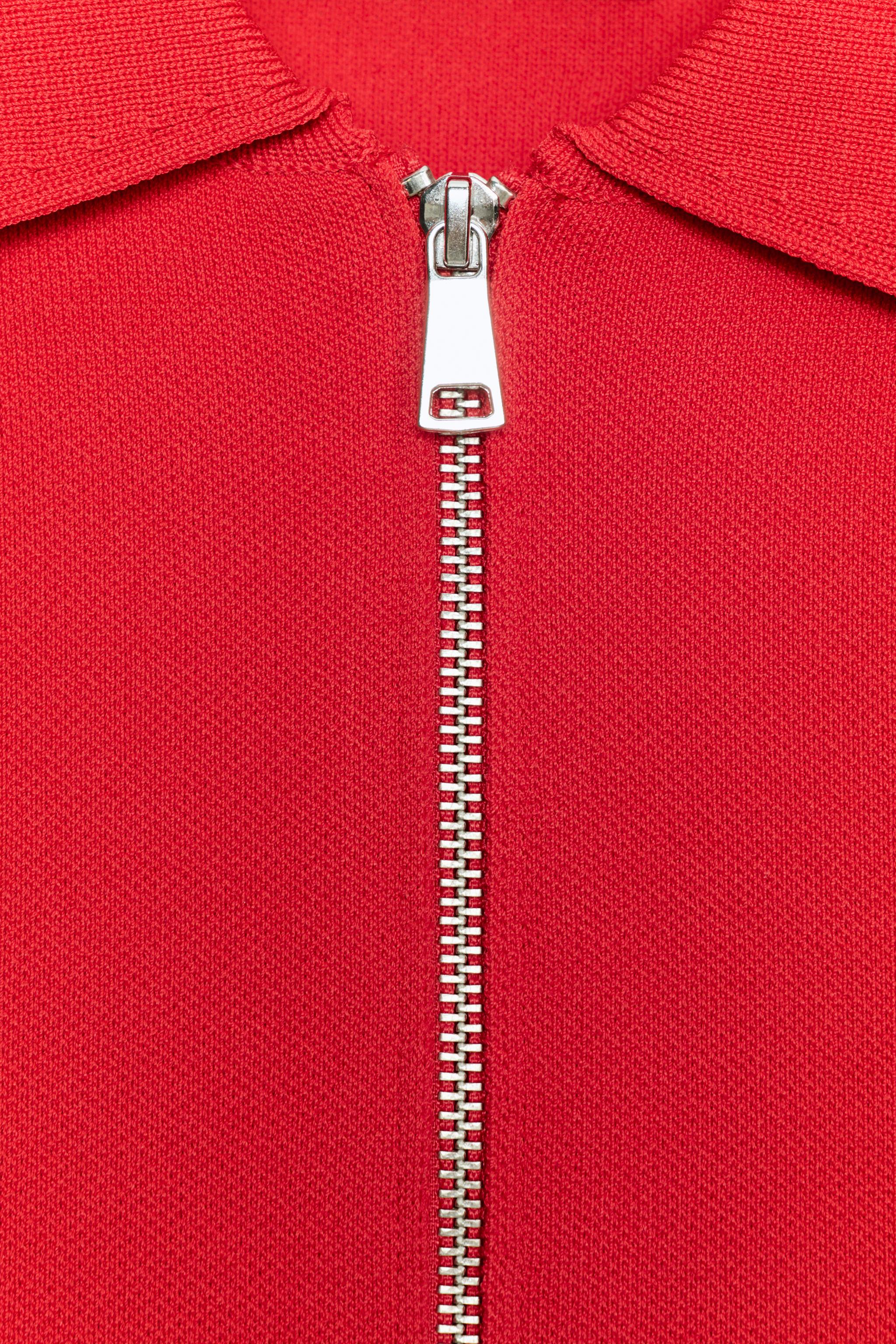 ZIP-UP KNIT CARDIGAN