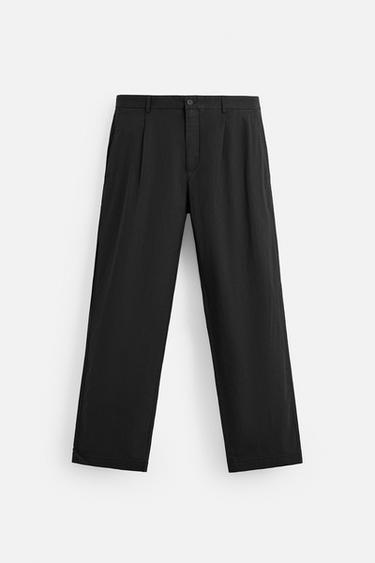 STRAIGHT-LEG TROUSERS - Black by Zara - Image 5