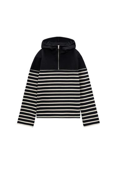 STRIPED HOODIE