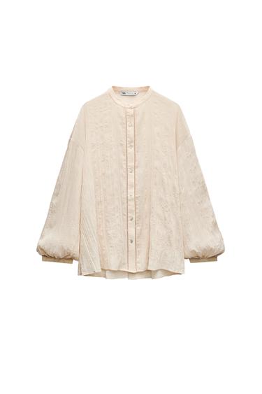 CREASED-EFFECT SHIRT