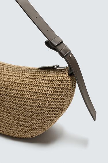 SAC PORTÉ ÉPAULE TRESSÉ - Blanc écru de Zara - Image 2