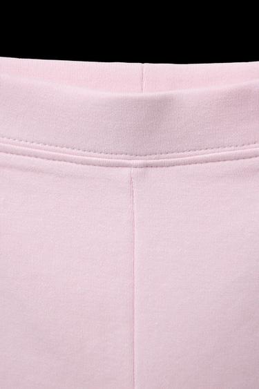 TWO-PACK OF PLAIN CYCLING LEGGINGS - Mauve by Zara