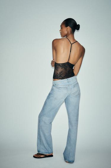 LACE BODYSUIT - Black by Zara - Image 5