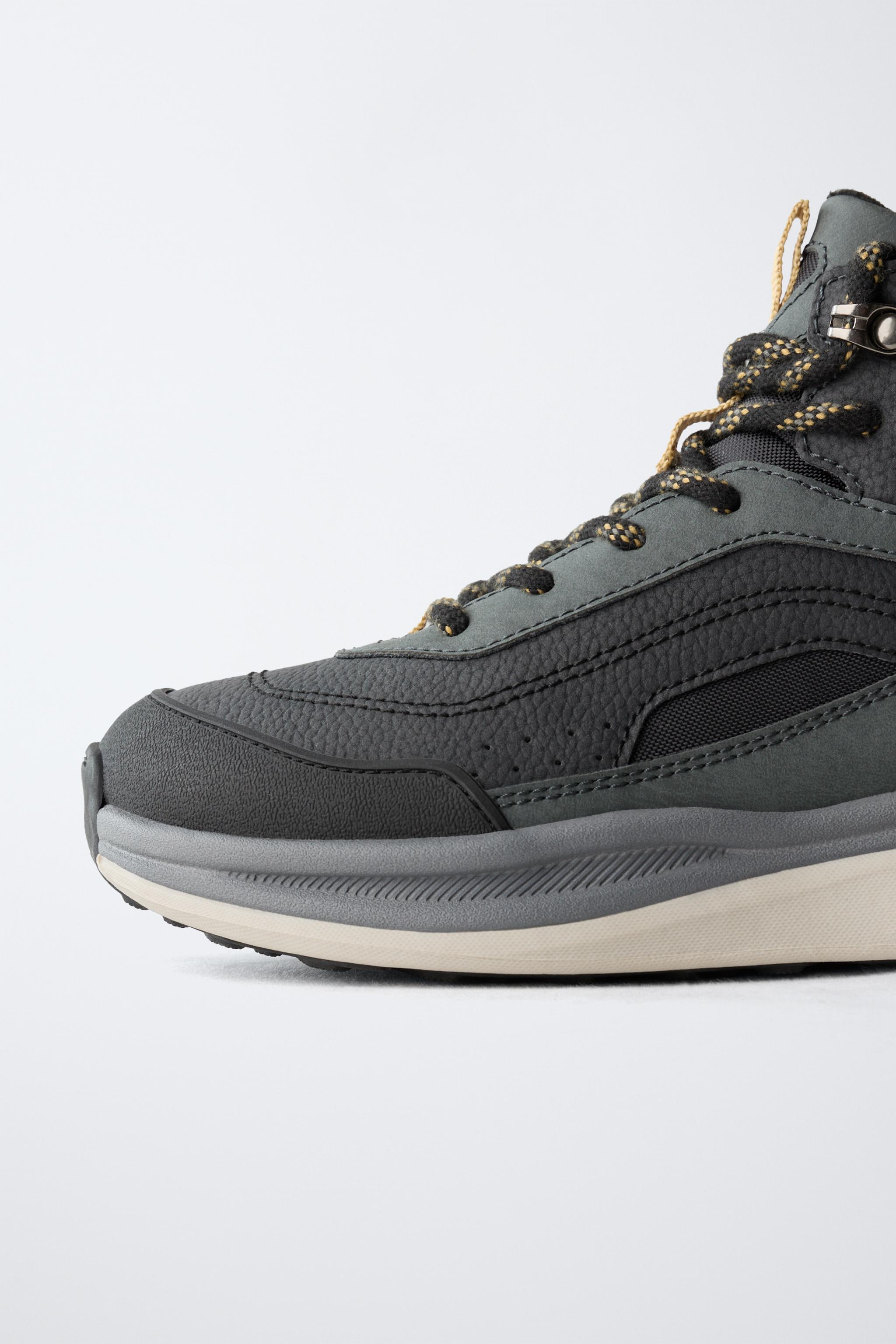 TECHNICAL HIGH-TOP SNEAKERS