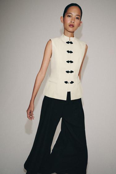 جيليه مخنصر ZW COLLECTION - رمل الخاص بـ Zara