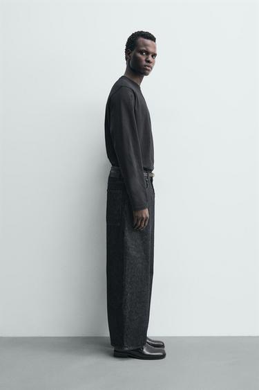 WIDE-LEG JEANS - Indigo by Zara - Image 3