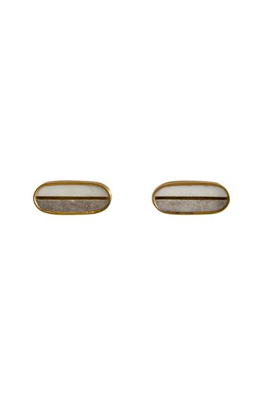 PACK OF CONTRAST MARBLE DOOR KNOBS (PACK OF 2) - White by Zara