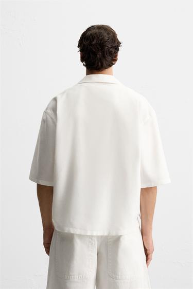 CHEMISE FLUIDE COUPE DÉCONTRACTÉE - Blanc de Zara - Image 2