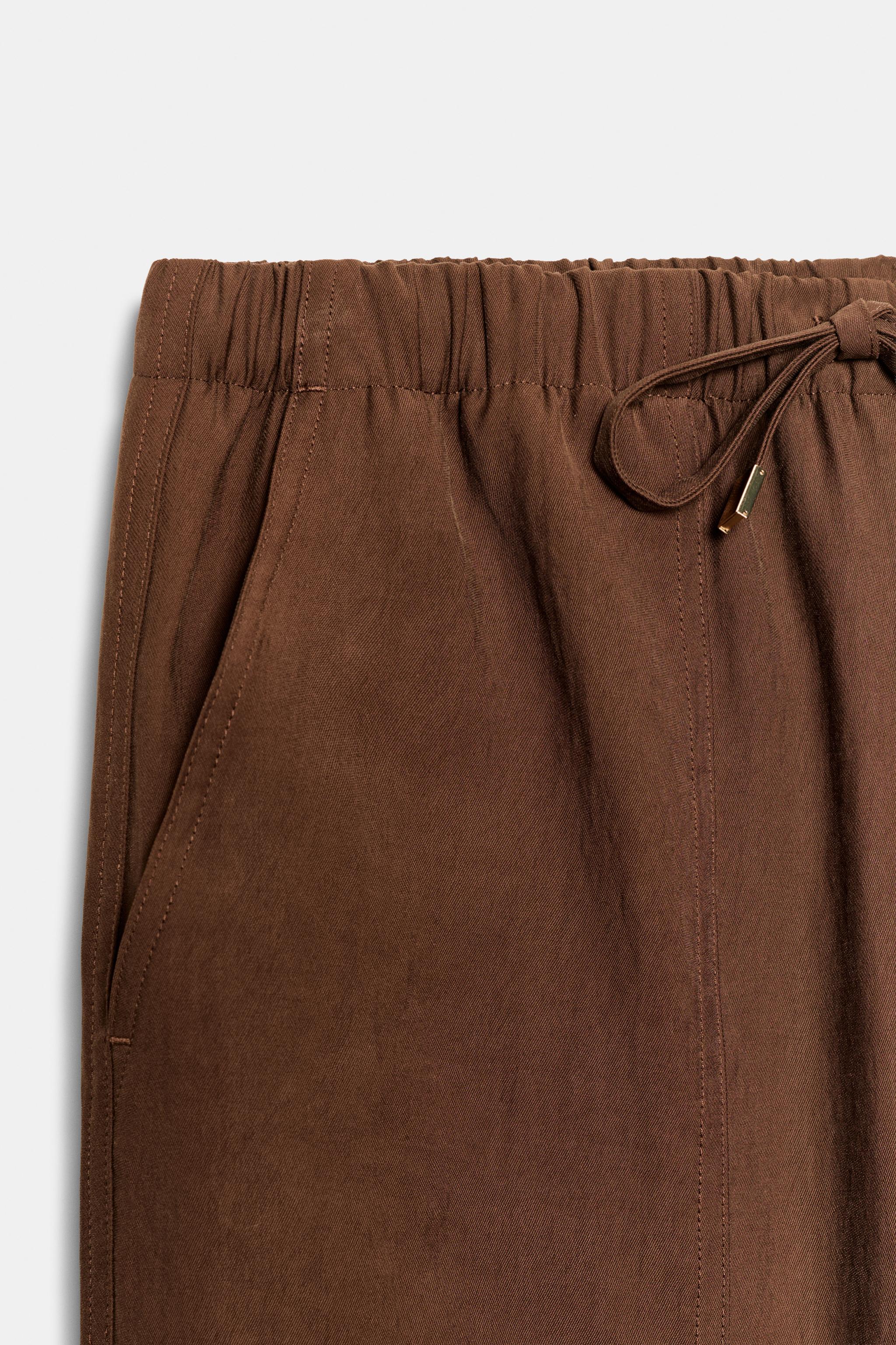 PANTALON À TAILLE ÉLASTIQUE