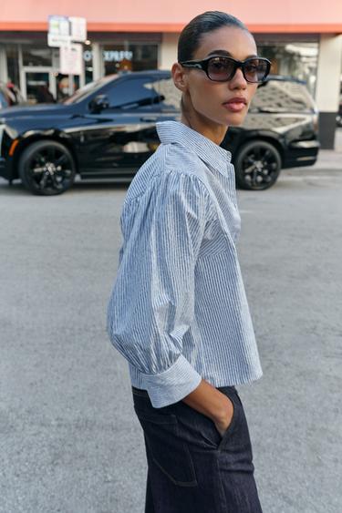 Z1975 LONG DENIM BERMUDA SHORTS - Blue by Zara - Image 5