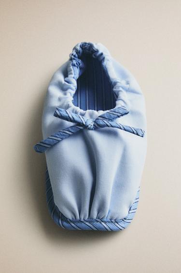 BALLERINE ENFANT NŒUD - Bleu de Zara - Image 4