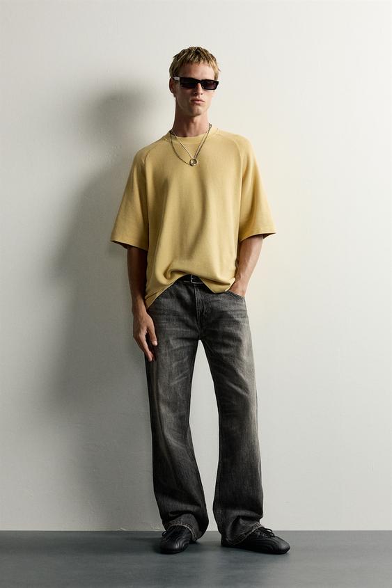 JEANS FLARE FIT - Carbón de Zara - Imagen 0