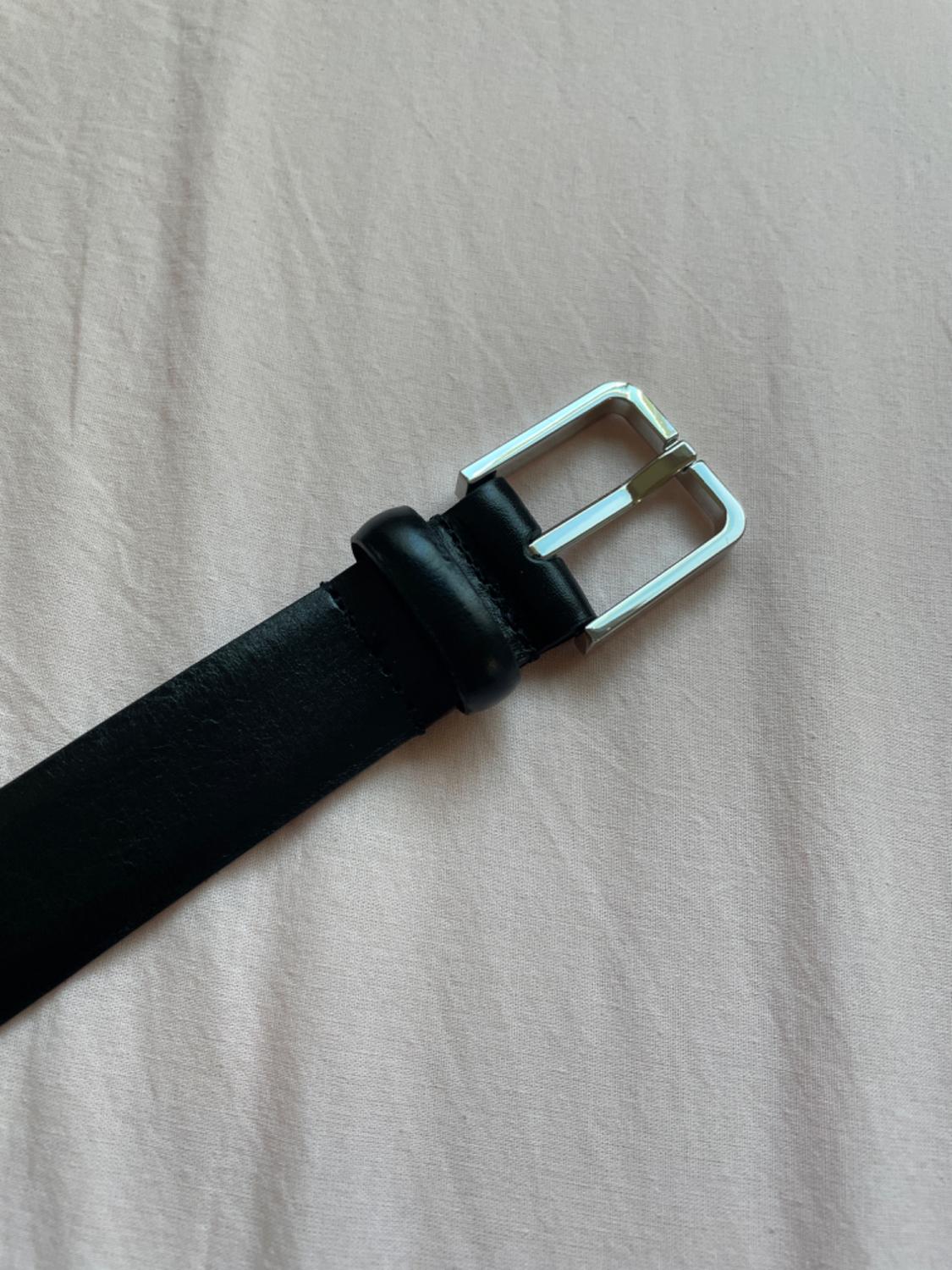 METAL BUCKLE LEATHER BELT - Image 5