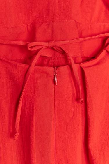 OPEN-BACK DRESS - ZW COLLECTION - Red by Zara - Image 8