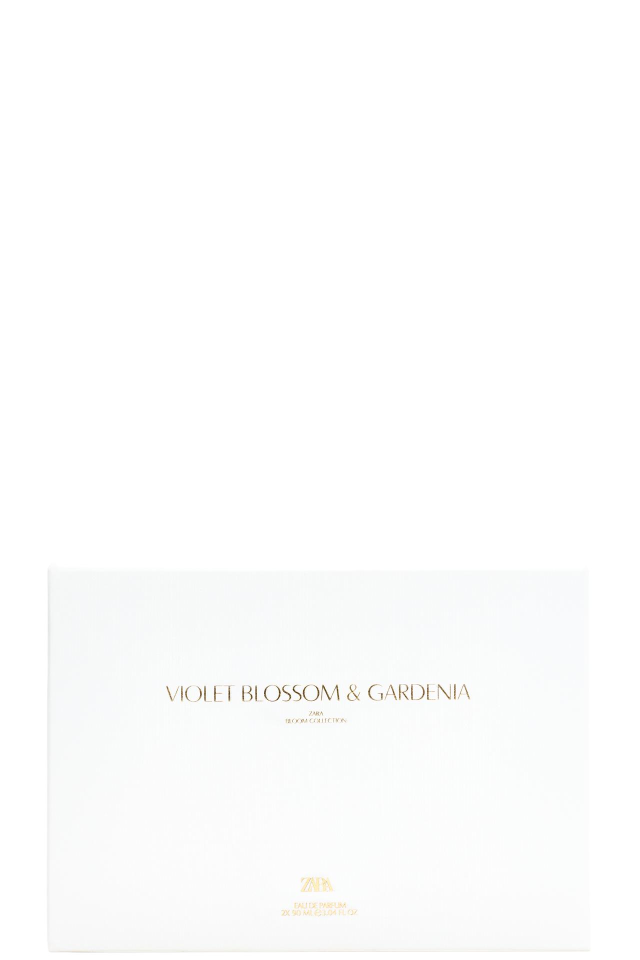 ZARA VIOLET BLOSSOM & GARDENIA EDP 2X90ML / 6.08 oz — TINTED LEATHER