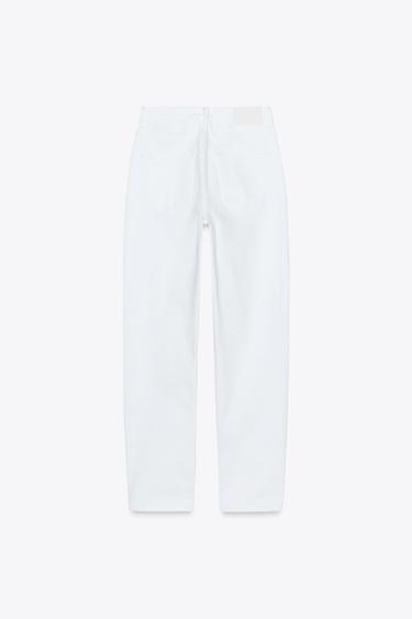 Z1975 HIGH-WAIST MOM JEANS - White by Zara - Image 2