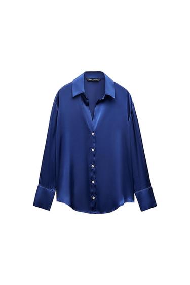 BASIC SATIN SHIRT