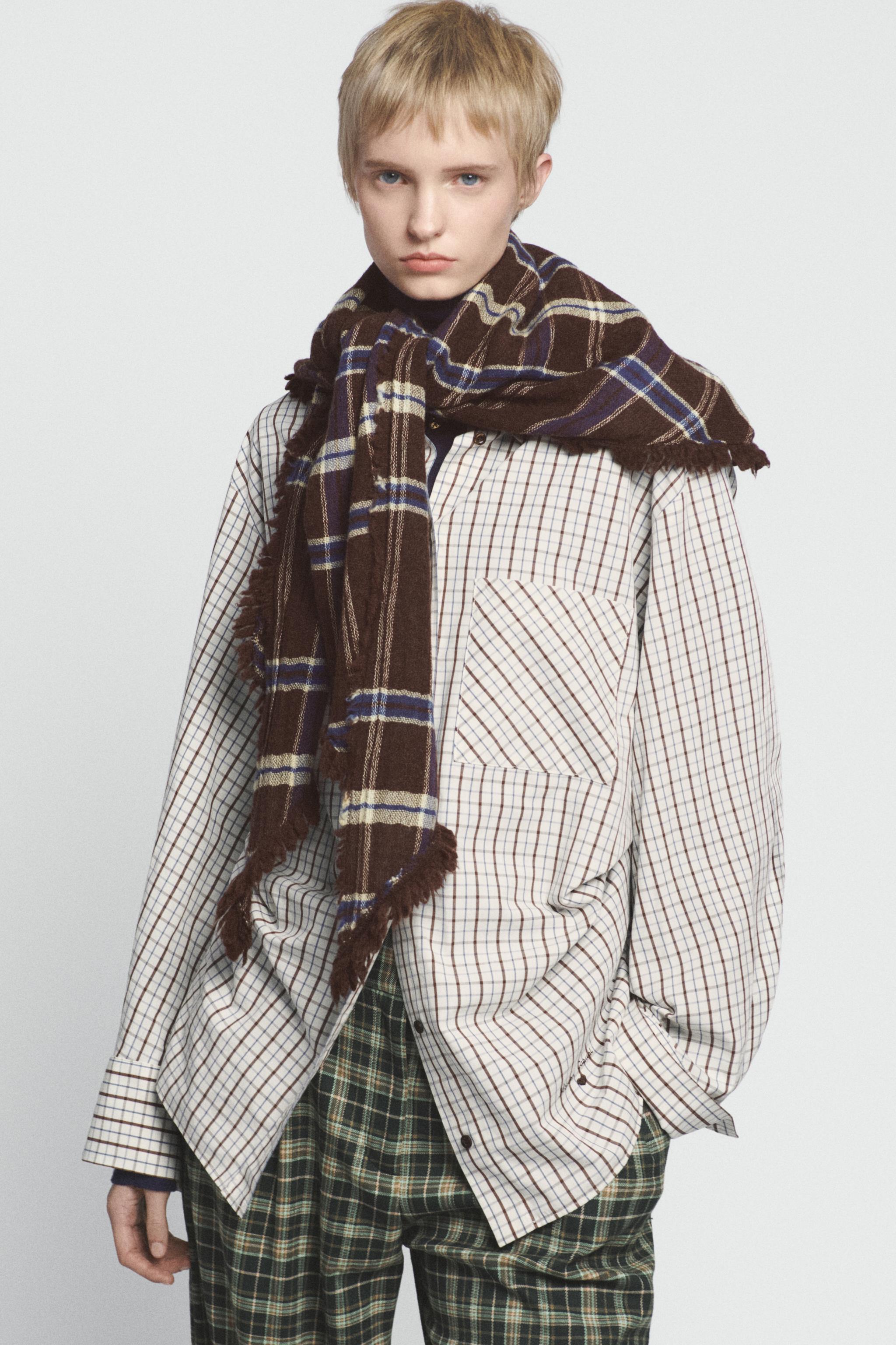 CHEMISE OVERSIZE À CARREAUX