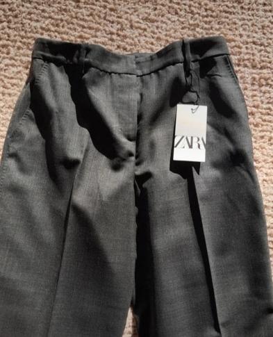 ZW COLLECTION WOOL STRAIGHT-LEG TROUSERS - Image 6