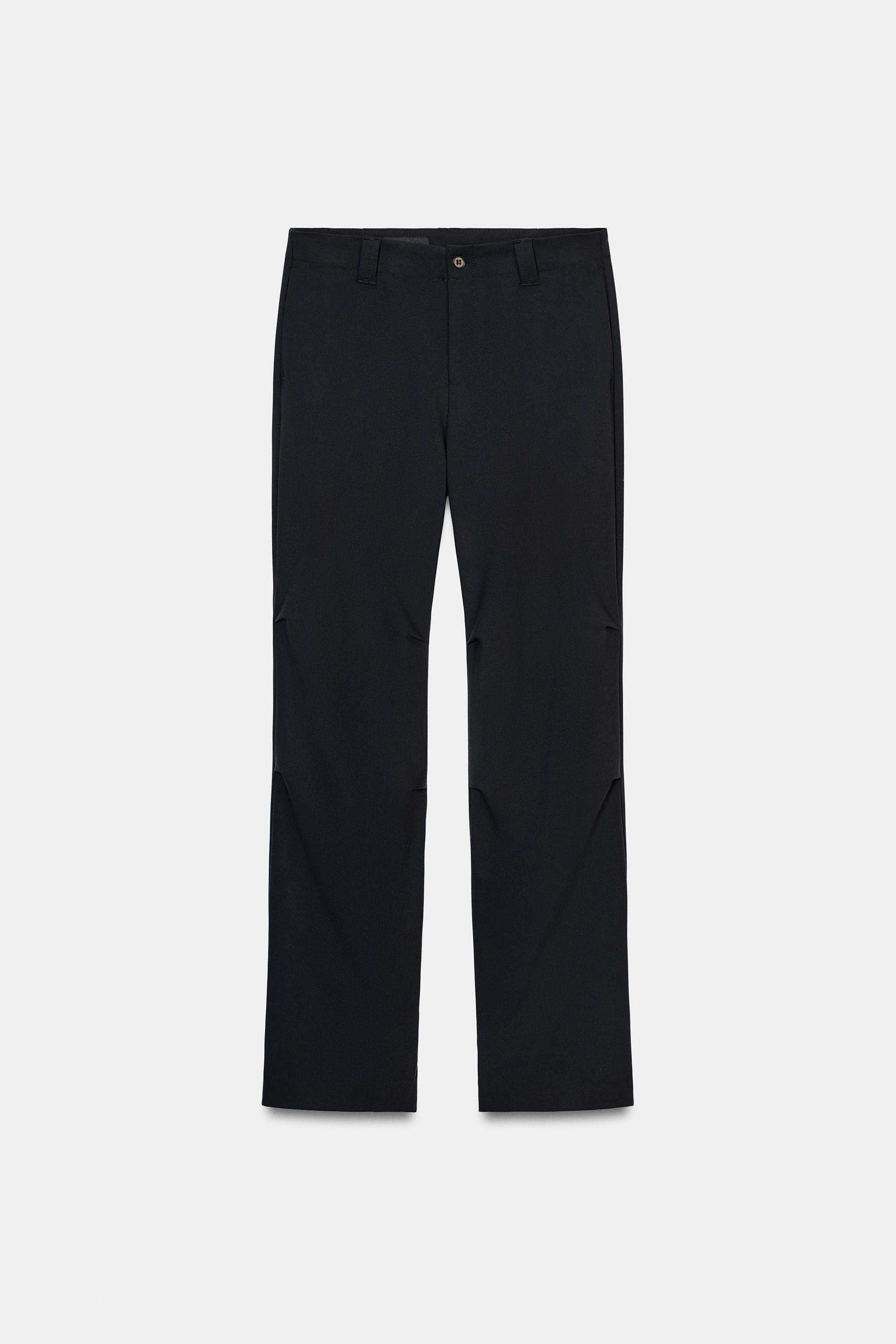 PANTALON DROIT À PASSANTS