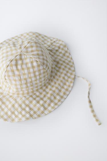 BOB À CARREAUX VICHY - Vert clair de Zara - Image 1