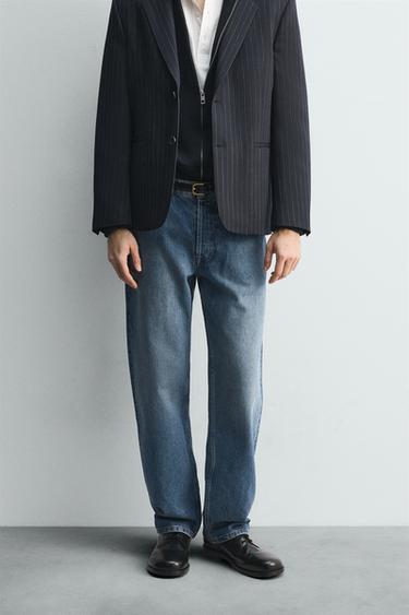 TEXANS STRAIGHT FIT LIMITED EDITION - Blau mitjà de Zara