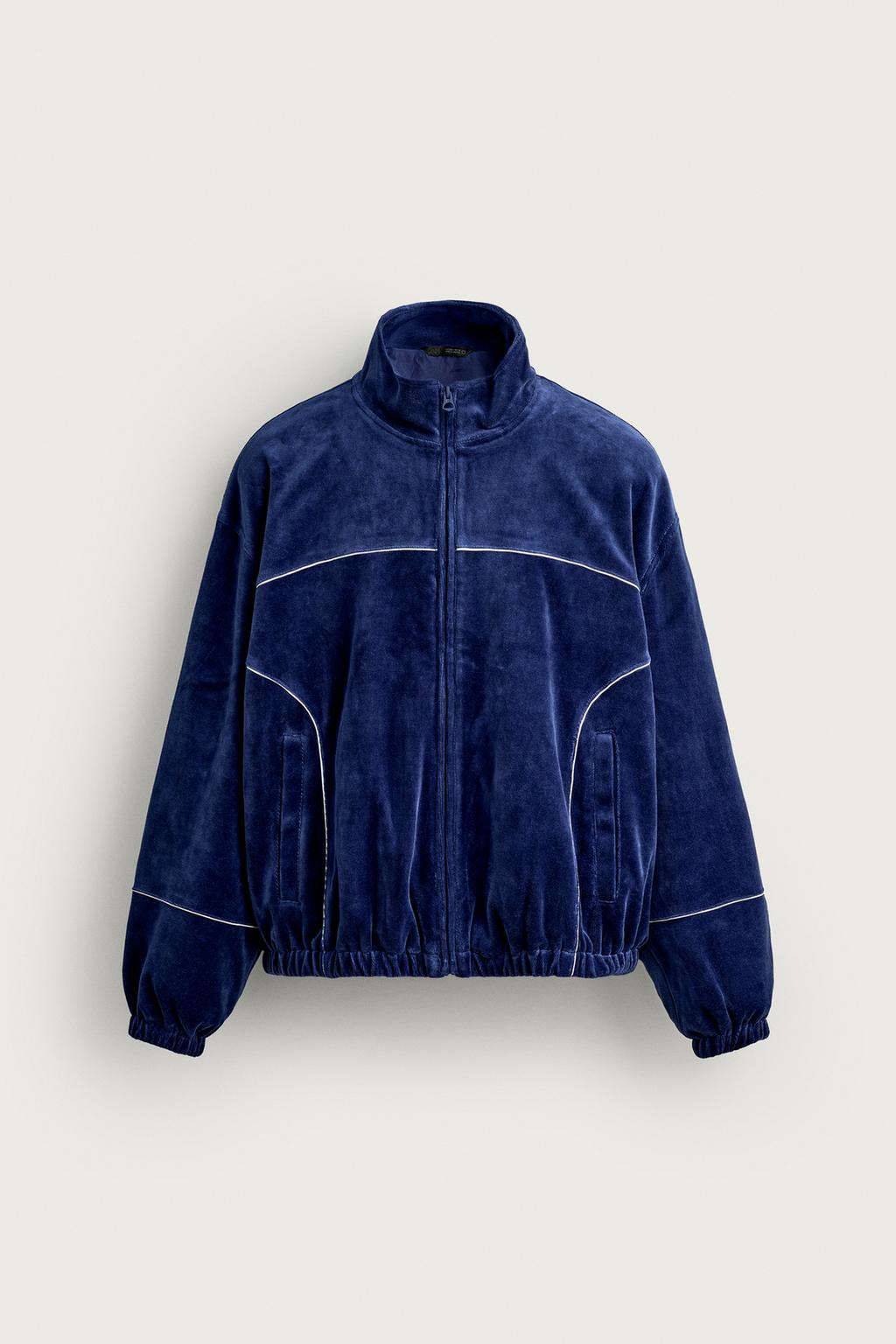 RETRO VELOUR TRACK JACKET