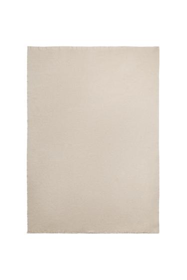 MANTA DE CHENILLE - Bege da Zara