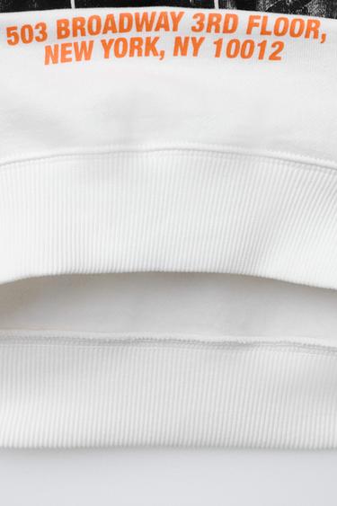 SWEAT IMPRIMÉ GRAFFITI - Blanc de Zara - Image 3