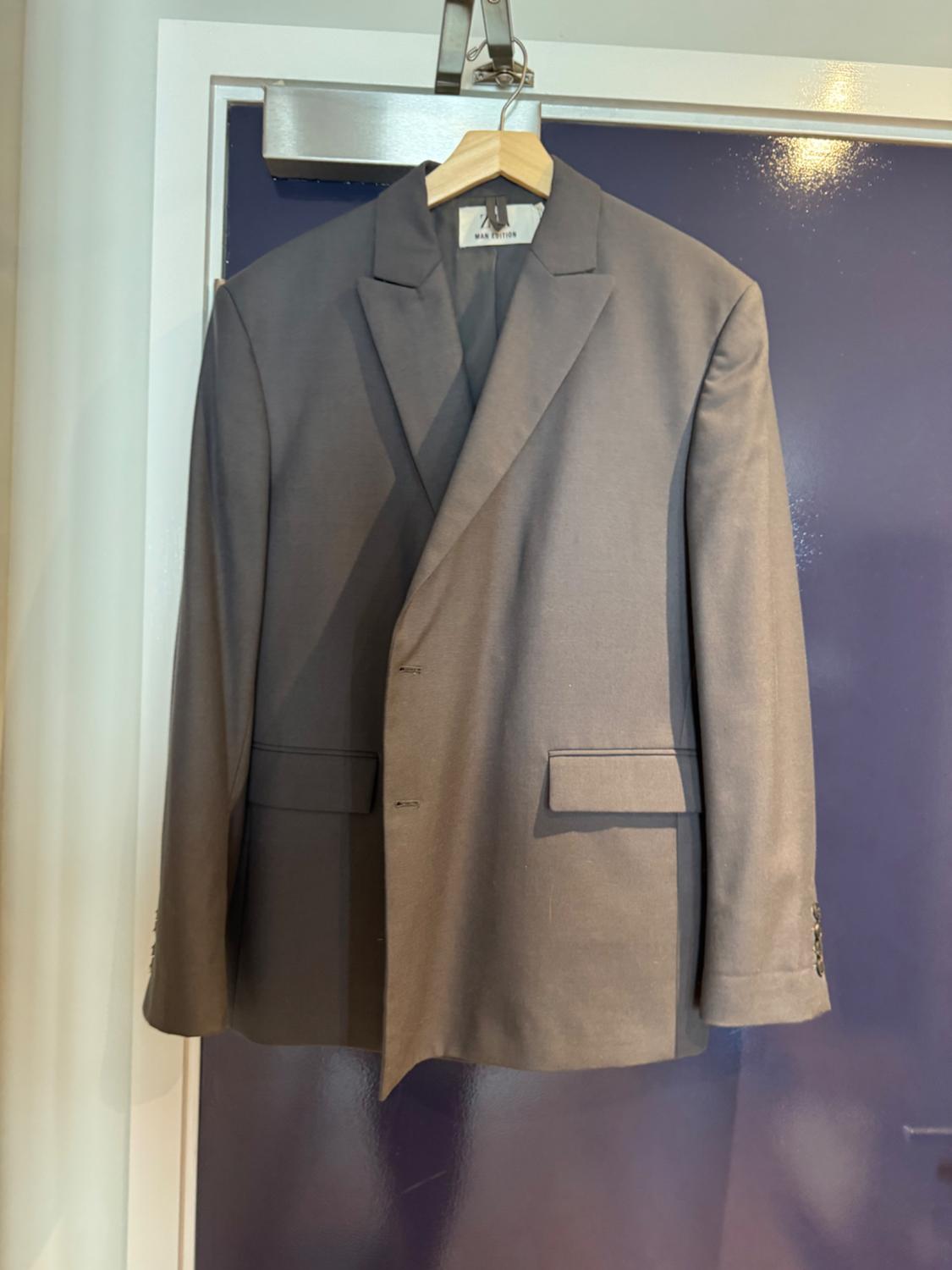 FELT TEXTURE SUIT BLAZER - Image 2
