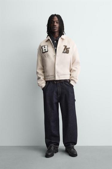 ジャケット - メンズ バーシティー ジャケット | ZARA 日本
