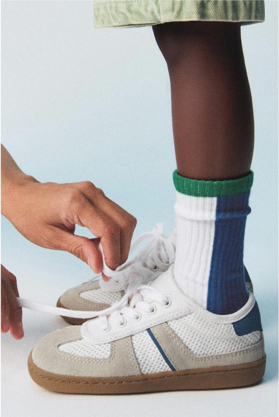 メッシュスニーカー - ホワイト | ZARA Japan / 日本