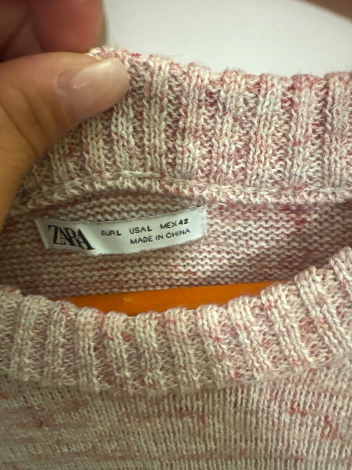 KNIT COTTON BLEND T-SHIRT - Image 3
