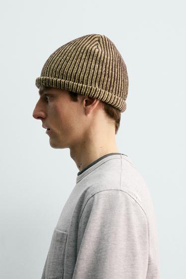 AARON LEVINE X ZARA WOOL BEANIE - Yellow by Zara - Image 1