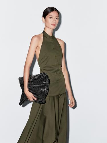 Zara Halter neck long dress - Z
