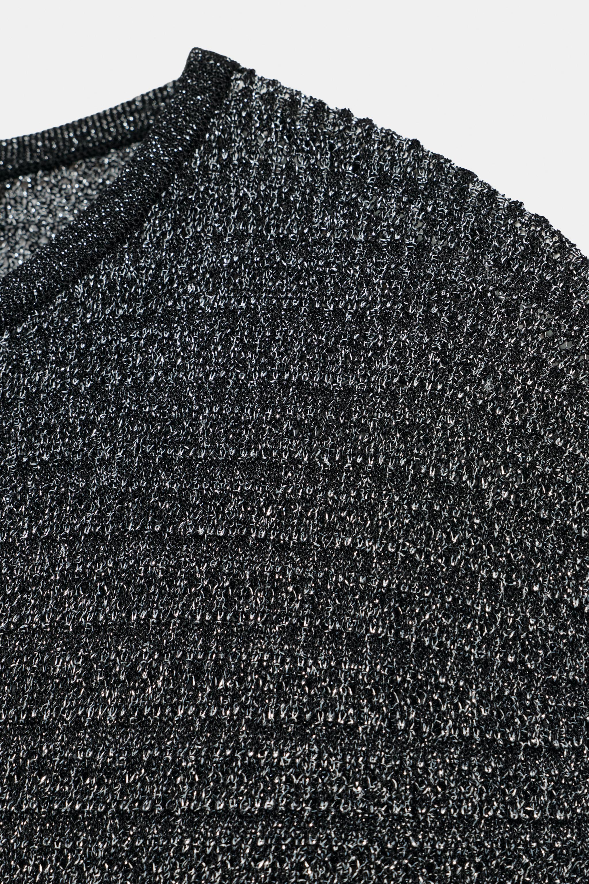 TOP EN MAILLE ASYMÉTRIQUE