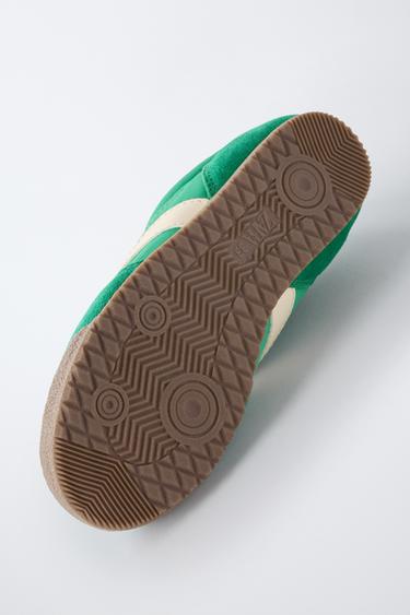 BASKETS EN CONTRASTE - Vert de Zara - Image 7