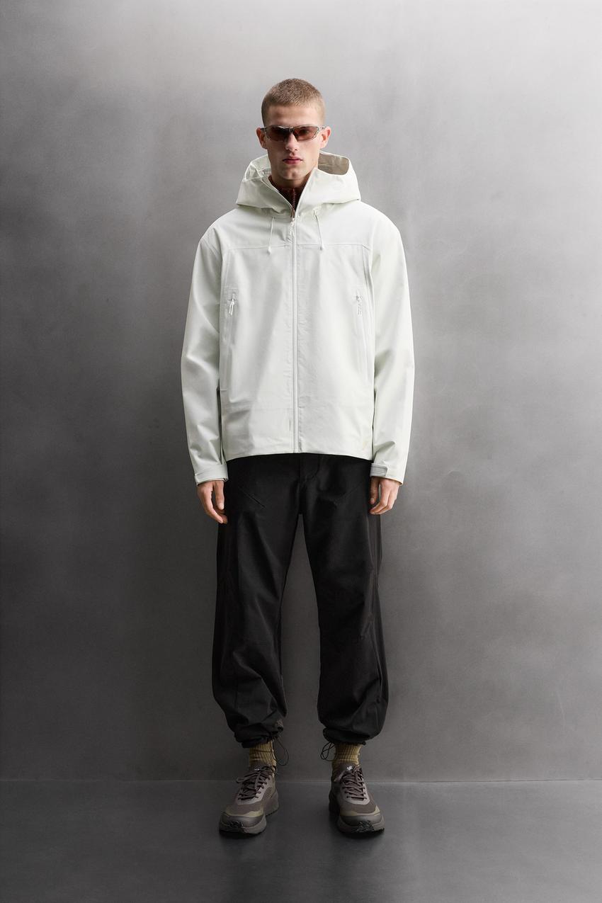 3L WATERPROOF SHELL TECHNICAL JACKET - Oyster-white | ZARA United 