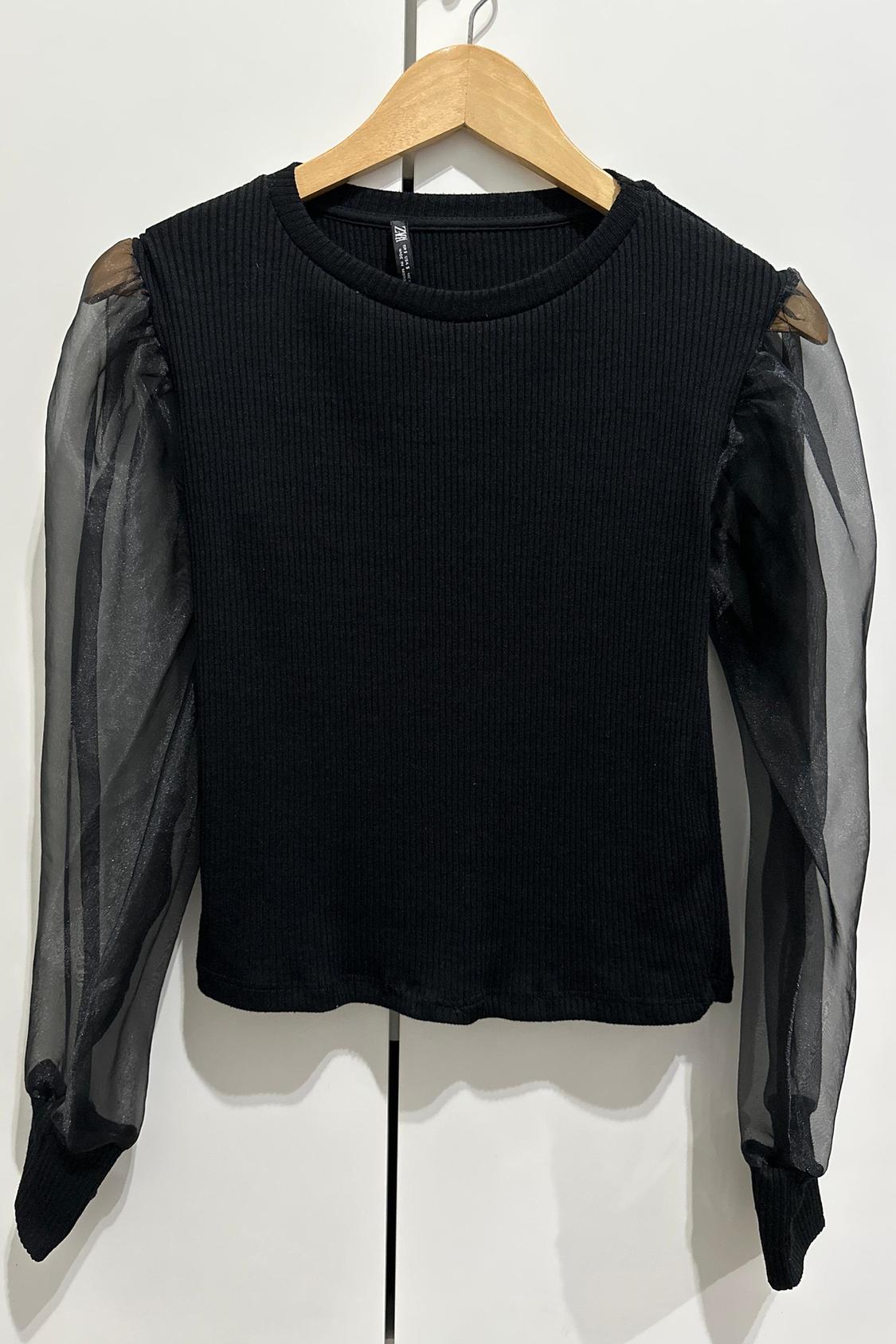 COMBINED ORGANZA TOP