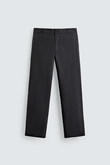 TECHNICAL JOGGER WAIST TROUSERS - Dark navy by Zara - Image 0