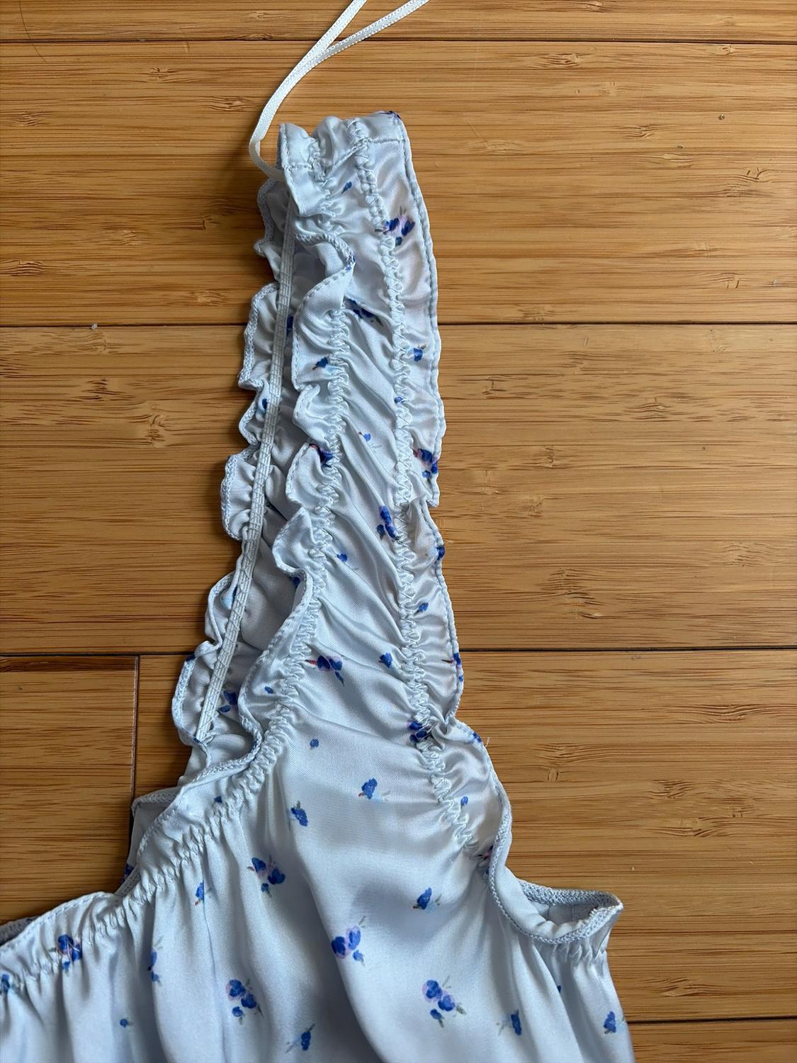 RUFFLED SATIN EFFECT TOP - Image 4