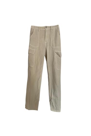 PANTALON CARGO STRAIGHT TOSTADO