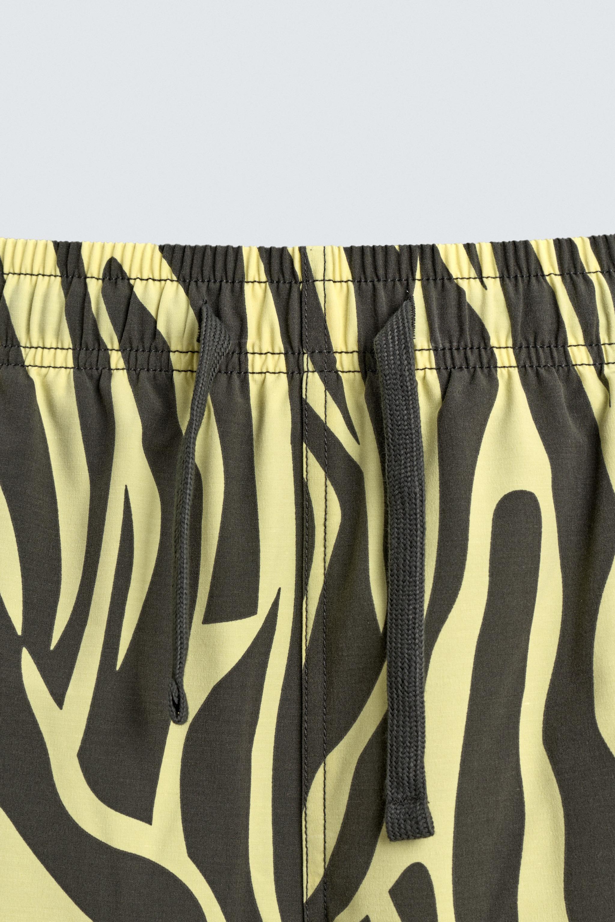 MAILLOT DE BAIN LONG À IMPRIMÉ ANIMAL