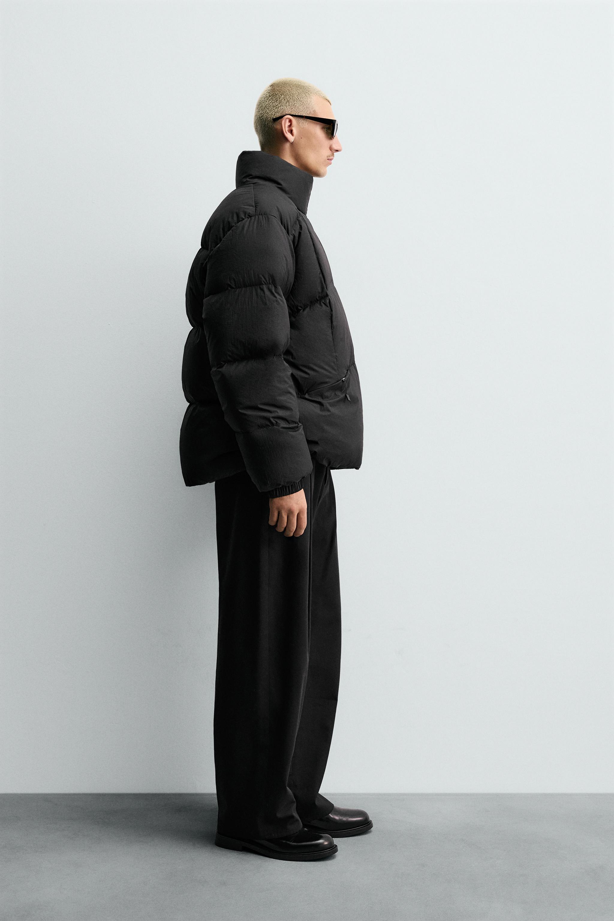 100% FEATHER PUFFER JACKET