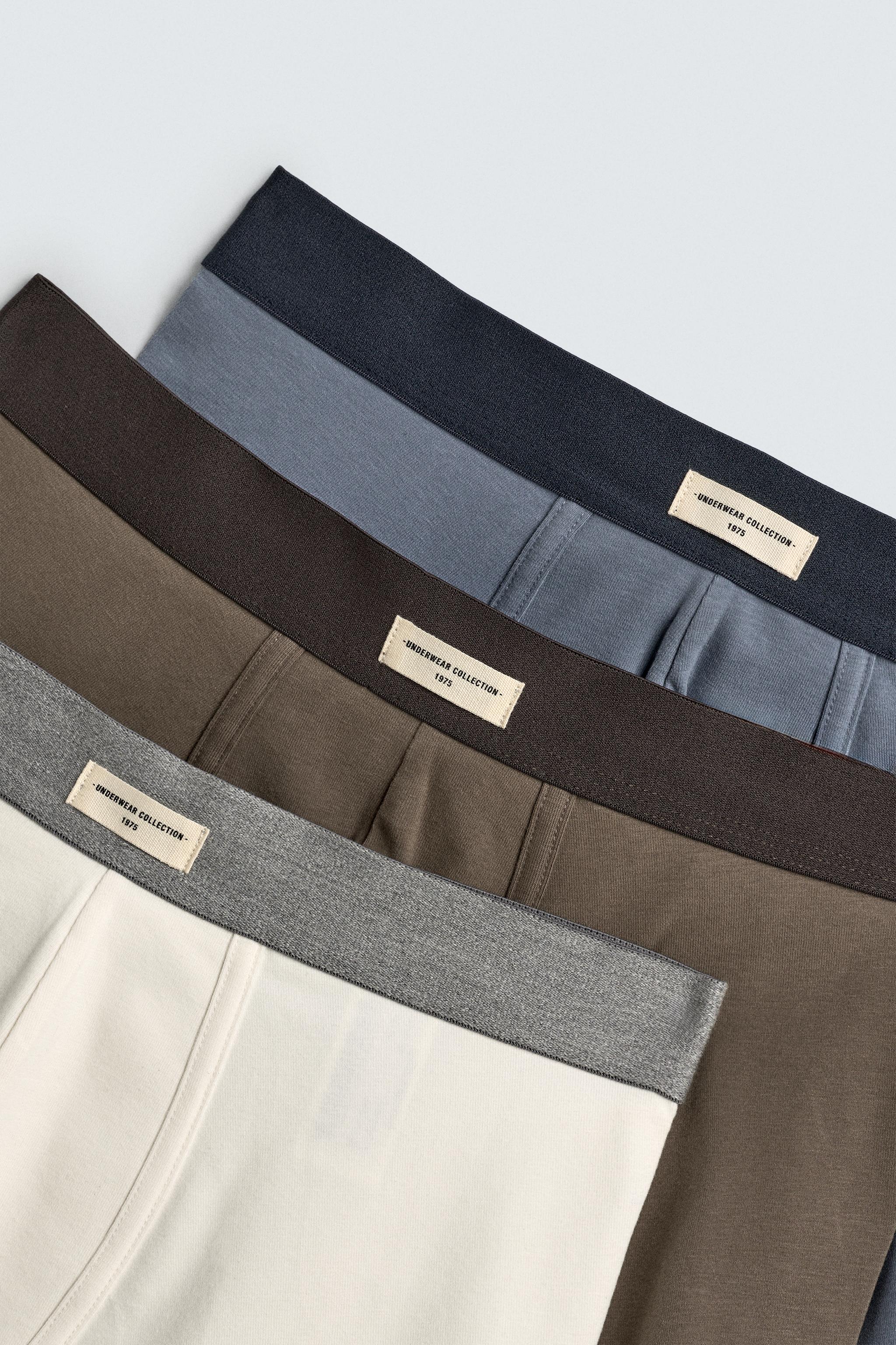 Трусы-боксеры THREE-PACK ASSORTED для мужчин — Zara — фото 3