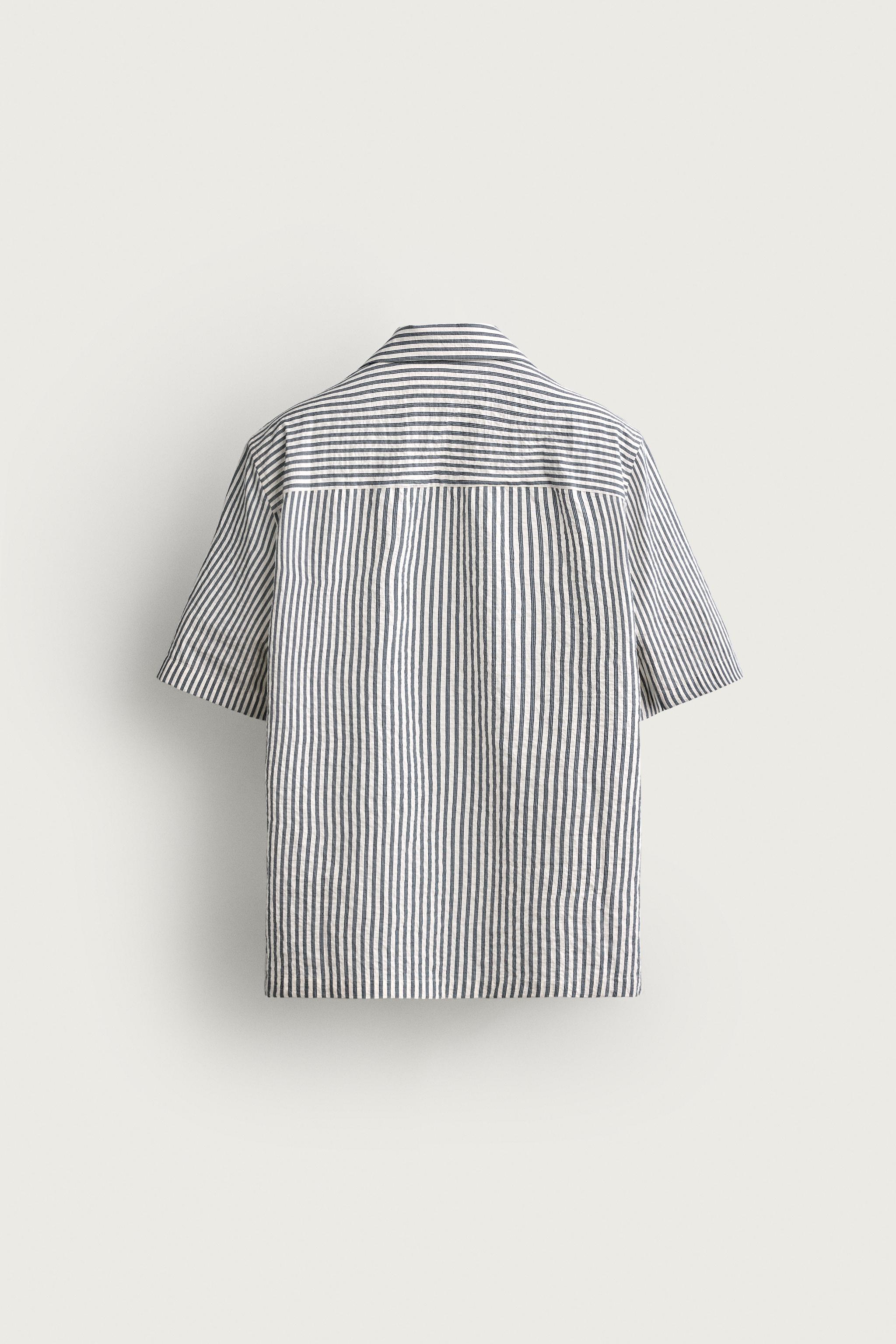 REGULAR FIT SEERSUCKER SHIRT