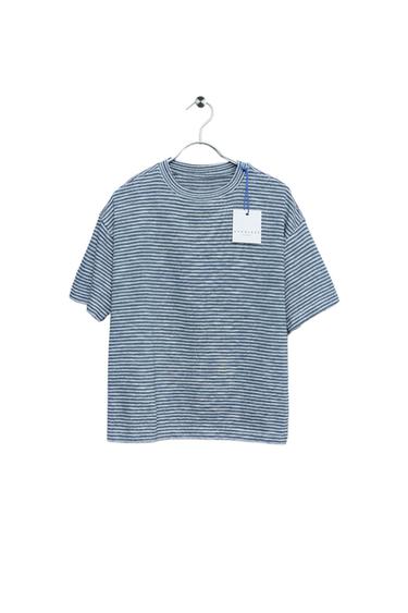 STORIESZ - LAHKA MAJICA S ČRTAMI - Modra / Bela od Zare