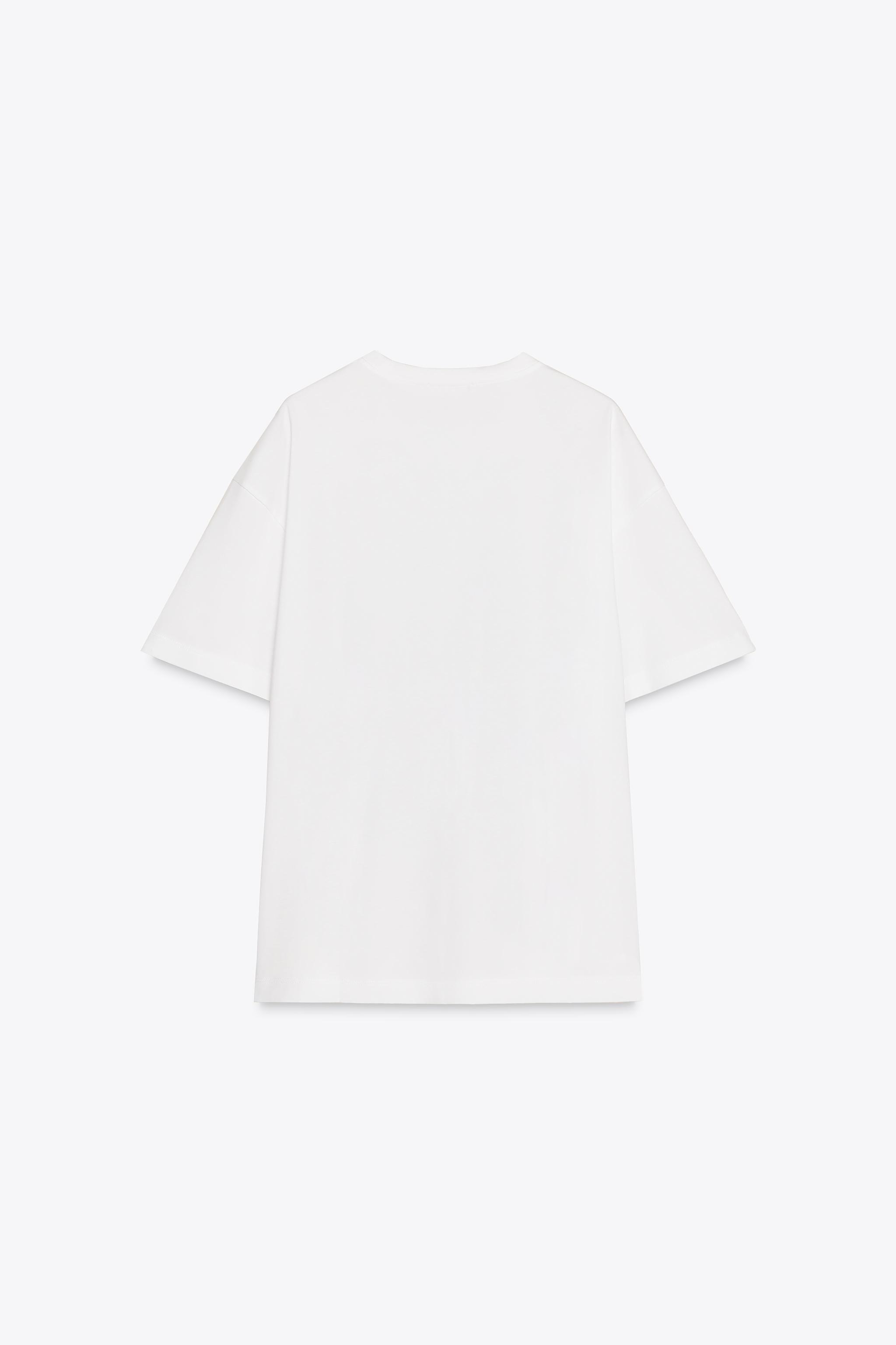 【ZARA】ガールプリントTシャツ ホワイト | 5644/188/250 GIRLS PRINT T-SHIRT - Multicolored | ZARA United States