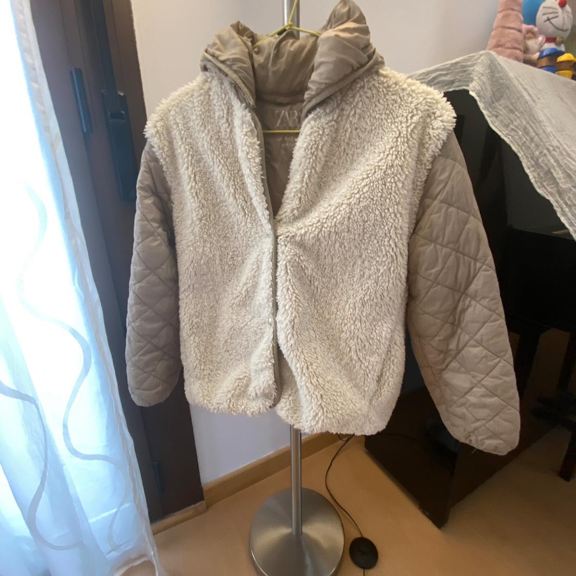 COMBINED FAUX SHEARLING JACKET